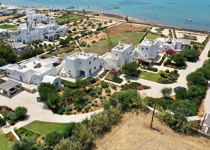 Sunray Paros Front 2 Bedroom House Next To Kite Sports Pounda